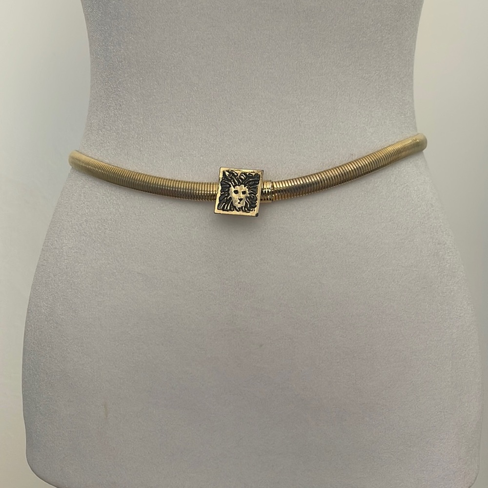 70s/80s vintage skinny belt gold by Anne Klein